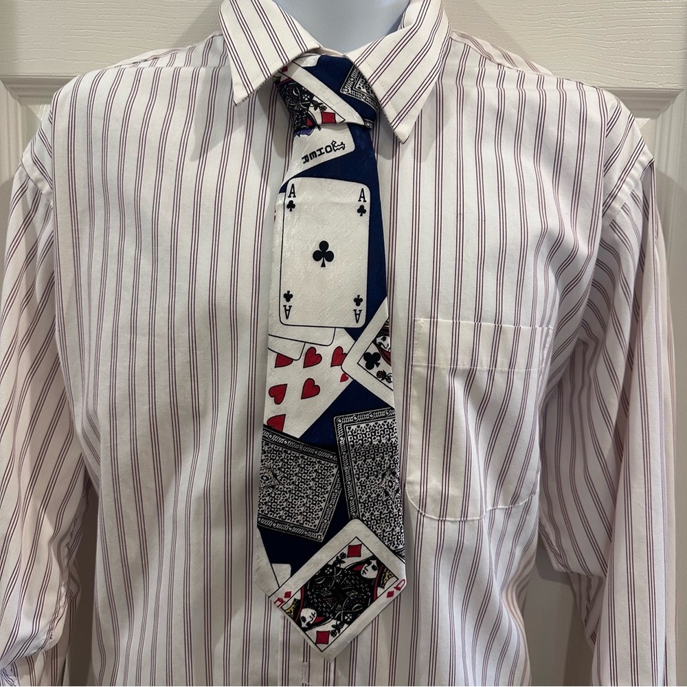 Vintage Pascal Necktie For The Card Shark